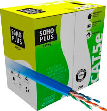 CABO DE REDE LAN SOHOPLUS CAT5E