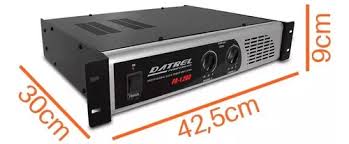AMPLIFICADOR DATREL DE POTENCIA PA 5000 600W